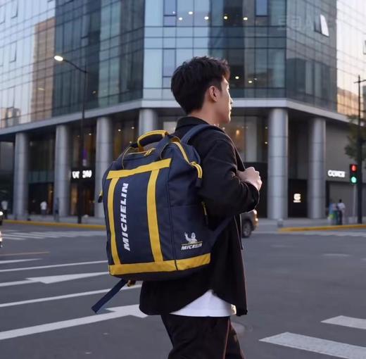 F0304109新款撞色织袋大容量耐脏米奇双肩包再生材料保温包 商品图3