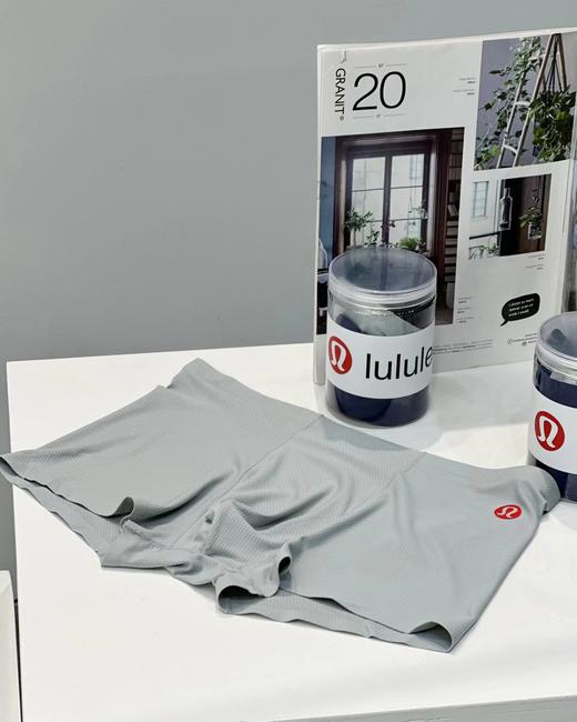 F0304106圆筒礼盒装无痕网面冰丝轻薄透气柔软平角男士内裤三条装 商品图13