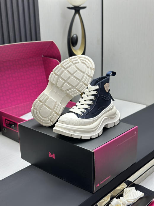 春季特惠💰450 新款厚底高帮 # SMILEREPUBLIC 厚底帆布鞋系列 商品图5