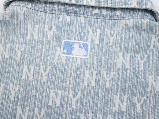 F030419早春新品满印字母水洗牛仔复古宽松版型外套男女同款 商品图14