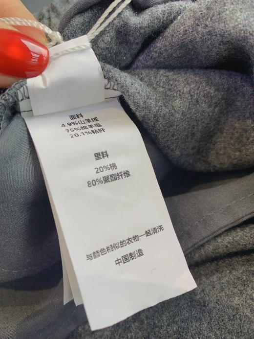 高货！无补！羊毛羊绒阔腿裤  26Y03015- 商品图8