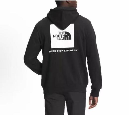 F030497春款后背徽标印花两色连帽卫衣百搭休闲男女同款 商品图5