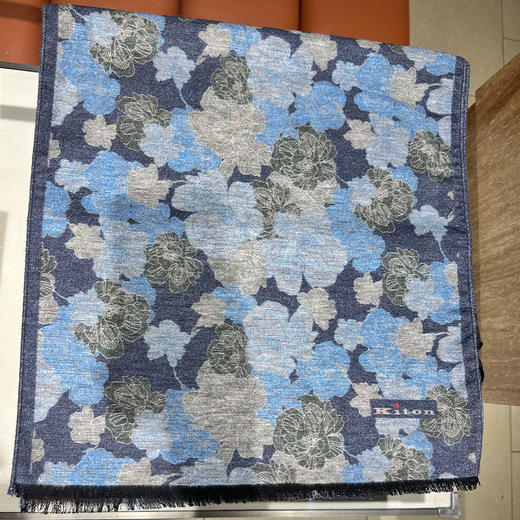 KITON 男士徽标围巾 混色 USCIACK0241H03000 商品图0