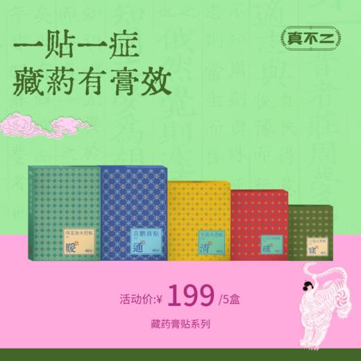 【真不二】「藏药贴系列」肩颈/腰椎/手腕/护肝/散结贴（5款可选）Y 商品图0