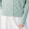 东黎 • 万物复苏 珍珠吊兰 山羊绒女士挑孔时尚开衫 6042 商品缩略图9