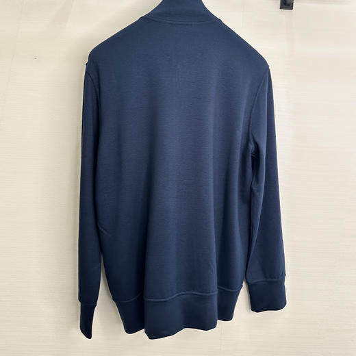 KITON 男士字母徽刺绣长袖外套 蓝色 UMM06900100D 商品图1