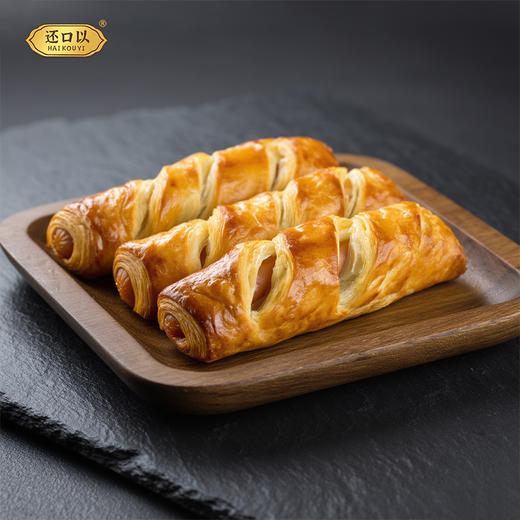 酥香十足【还口以酥皮烤肠卷】一口满足你对点心与肉食的双重渴望🍕70%黑猪肉含量，精选猪后腿肉🐷安佳黄油+24层手工开酥 商品图2