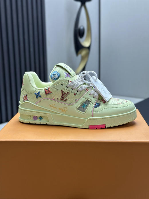 春季特惠💰650 LV 公司级 # 驴牌 Trainer 低帮休闲板鞋 商品图8