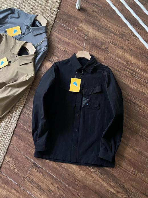 F030432户外轻量防晒轻量快干百搭立体剪裁长袖男款衬衫 商品图5