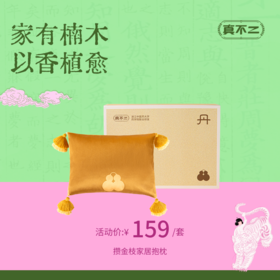 【真不二】攒金枝家居抱枕腰靠居家车载办公大号香囊枕送礼好物