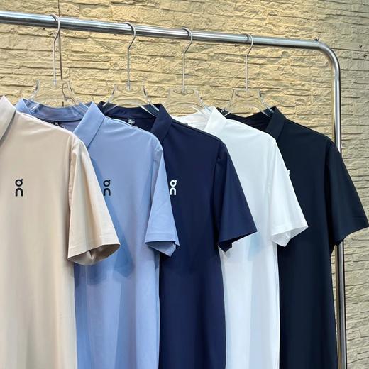 F030457夏新款男士冰丝无痕速干户外抗皱耐磨休闲短袖Polo衫 商品图2