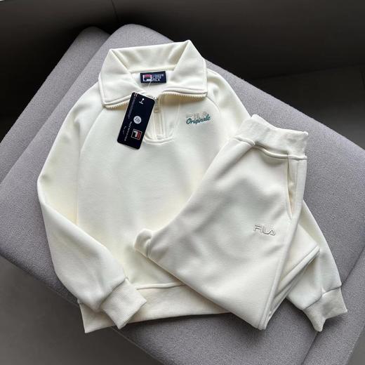 F030436春季半拉链正肩卫衣+直筒裤套装可立领可翻领清爽舒适儿童套装 商品图11