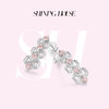 lucky·永恒之环系列ShiningHouse[培育]18k金钻石耳饰 粉钻 圆钻形人工真钻人造钻石K金耳饰可调节时尚钻石耳饰耳环耳钉悦己送礼臻选【此商品不支持7天无理由退货退款】预计3日发货 商品缩略图0
