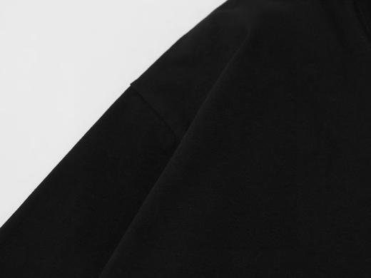 F030410字母袖标印花logo柔软舒适情侣os落肩版型圆领长袖T恤上衣打底衫 商品图9