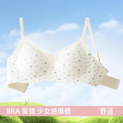 MUBENMI木本木米少女内衣-3阶田园碎花套装AS6355单套装【HZ】 商品图2