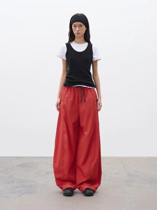 半圆/C63230053/宽松结构分割感气球休闲裤 商品图2