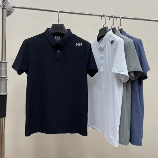 F030461夏季新款日常通勤男士冰丝无痕透气速干商务休闲polo衫短袖 商品图2