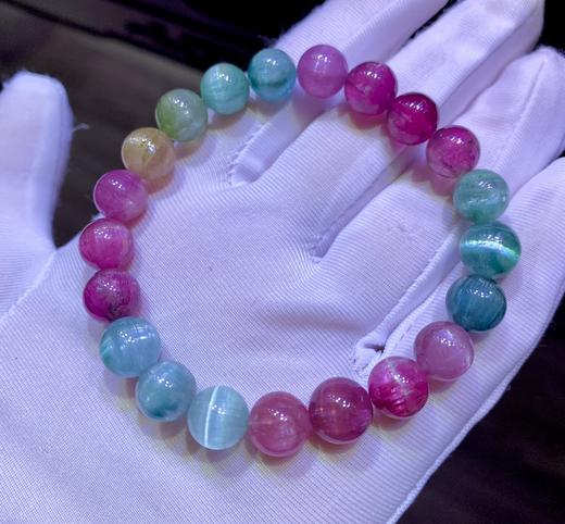 9mm猫眼碧玺手串 商品图6