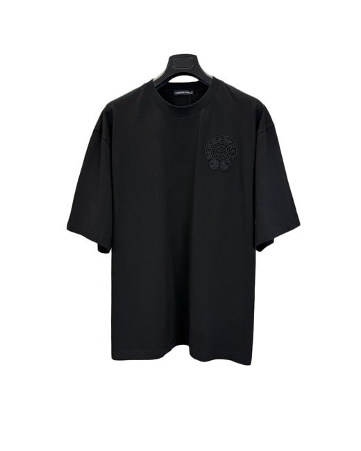 中性款刺绣短袖T恤he009 商品图0