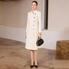 IWY/白色赫本风法式西装连衣裙女春季新款气质收腰中长裙Q1511 商品缩略图3