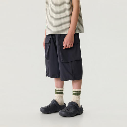 马克珍妮城市轻户外男童速干七分裤2026年夏装新款560532 商品图1