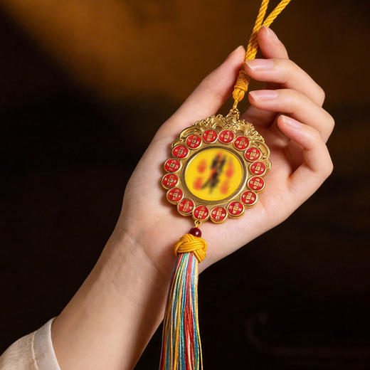 【祈愿吉品】「招米钱母」九宫飞星挂饰家居办公室财神车挂 商品图2