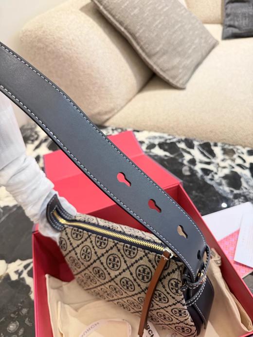 F030454实用日常有质感加宽肩带老花单肩腋下盒子包 商品图5