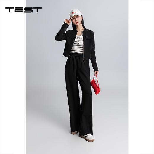 春上新时尚立领套装裤简约显瘦卫衣两件套4261009 商品图0