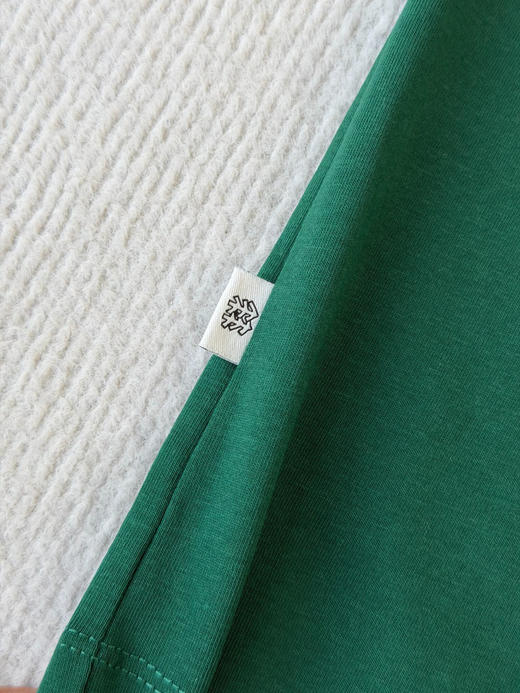 原单正品可隆户外露营jeon hwangil插画刺绣贴布短袖T恤，
黑色绿色smlxl 白色sxl 商品图6