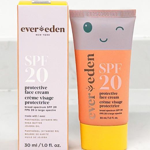 【一般贸易完税进口】Evereden安唯伊儿童纯物理清爽温和防晒霜 SPF20 30ml 商品图1