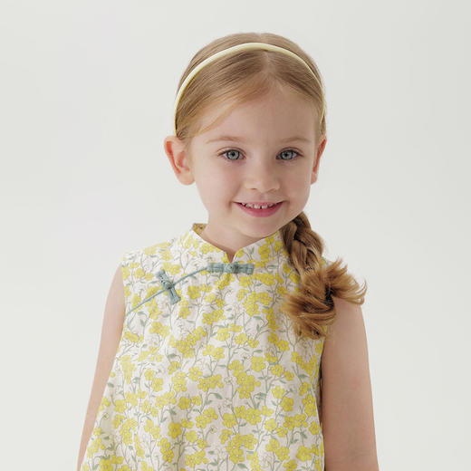 马克珍妮盛夏繁花女童新中式网纱套装2026年夏装新款561050 商品图1