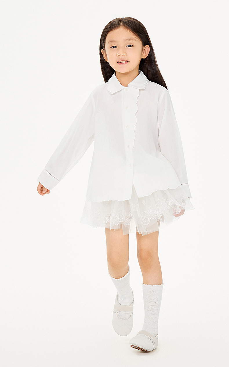 jnby   26年春款  长袖衬衣 1Q3213390