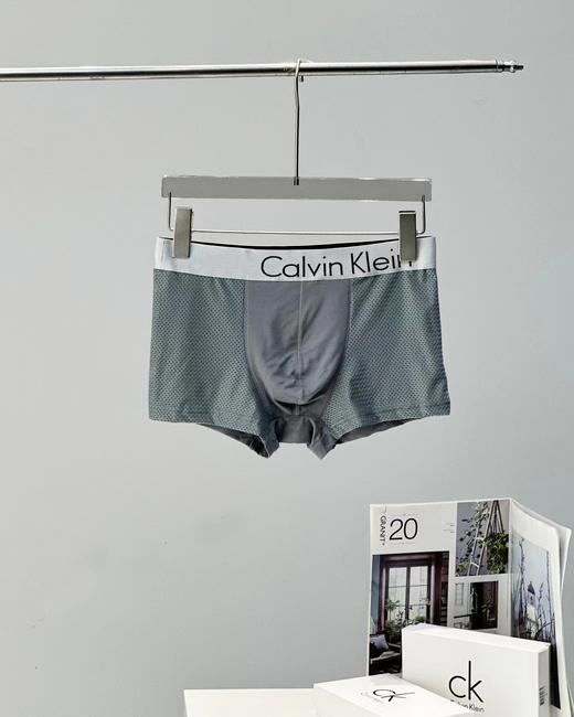 F030471一盒三条装网眼透气内裤裸感弹性提花平角内裤 商品图4