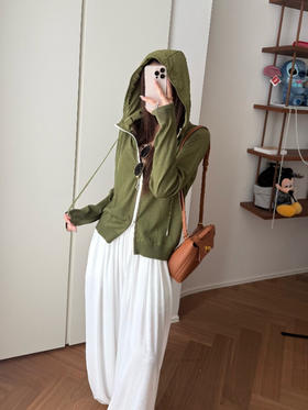 DYJ5602羊毛拼接帽衫