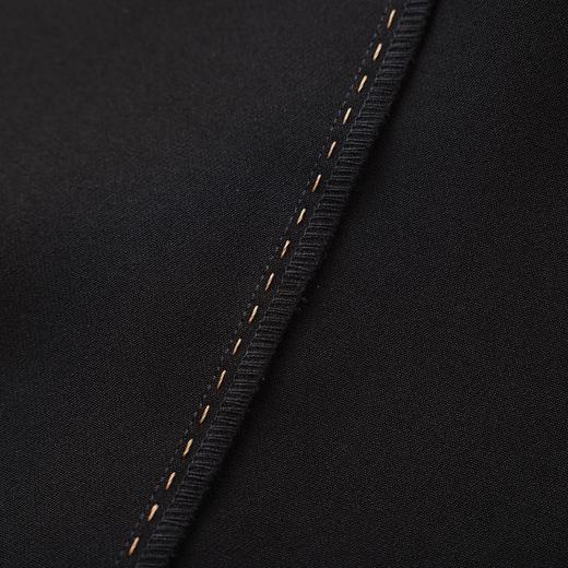 「高货wl」全新升级【铂金会员349/天猫469/差价120】(01521)洛诗琳气质短袖修身连衣裙2026春夏新款通勤收腰显瘦A字裙 商品图3