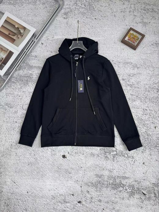 F030455小马刺绣简约宽松休闲百搭细腻柔软拉链开衫外套连帽卫衣帽衫 商品图5