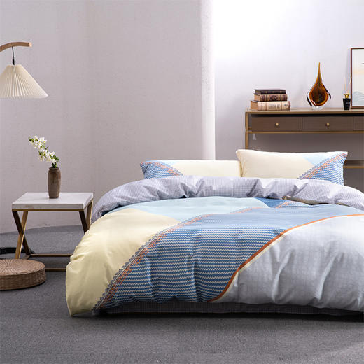 水星家纺丨全棉印花四件套 集色时光 商品图0