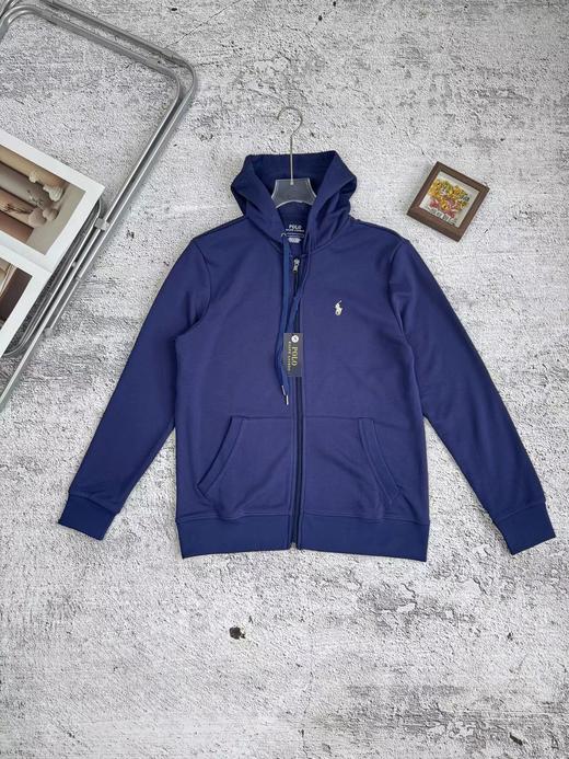 F030455小马刺绣简约宽松休闲百搭细腻柔软拉链开衫外套连帽卫衣帽衫 商品图7