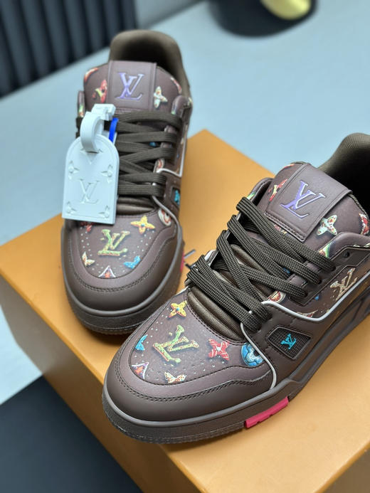 春季特惠💰650 LV 公司级 # 驴牌 Trainer 低帮休闲板鞋 商品图4