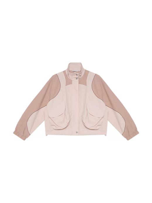 半圆/C65210008/拼接连帽抽绳外套 商品图4