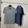 F030461夏季新款日常通勤男士冰丝无痕透气速干商务休闲polo衫短袖 商品缩略图0