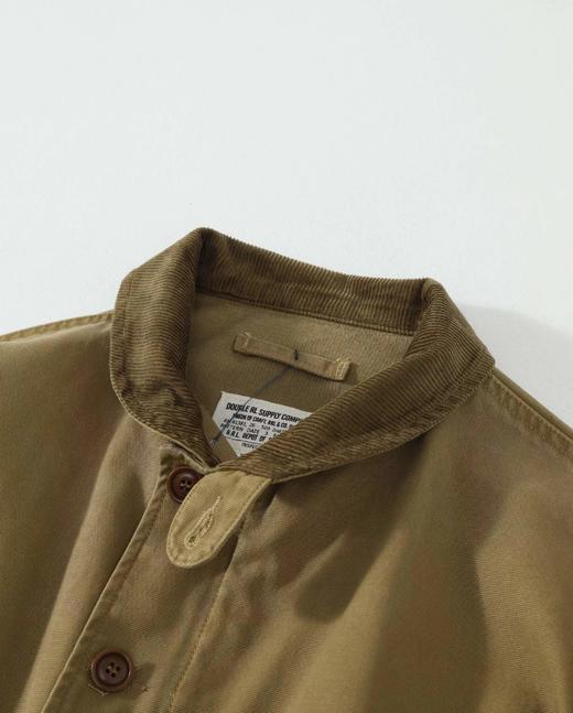 F030444三色齐发灯芯绒领拉链复古舒适工装甲板服外套夹克 商品图6