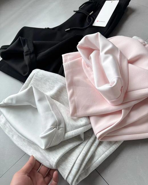 F030465新款休闲运动腰部抽绳设计瑜伽裤便捷百搭中腰阔腿卫裤 商品图9