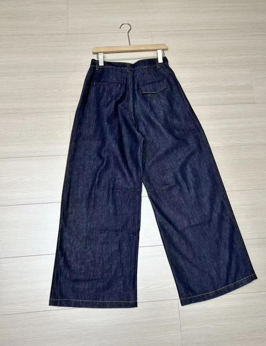 原单阔腿直筒牛仔裤 商品图3