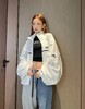 F0304125男女日常通勤白条拼接OS超宽松廓型设计冲锋衣夹克外套 商品缩略图10