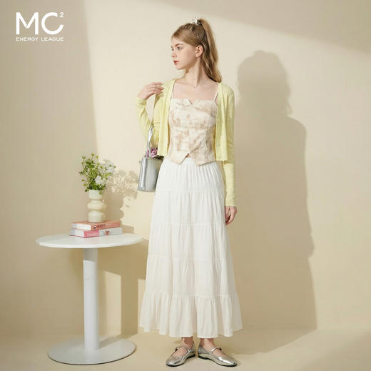mc2针织开衫+国风辣妹吊带背心两件套女夏季新款时尚温柔气质 商品图2