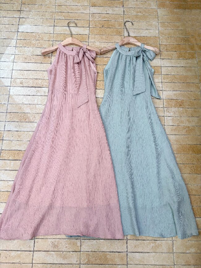 【门店同款】ENJOY夏季“悠然之境”系带挂脖长裙 162548888