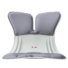 BKT 人体工学护腰坐姿椅 加大版 气质灰-LP02