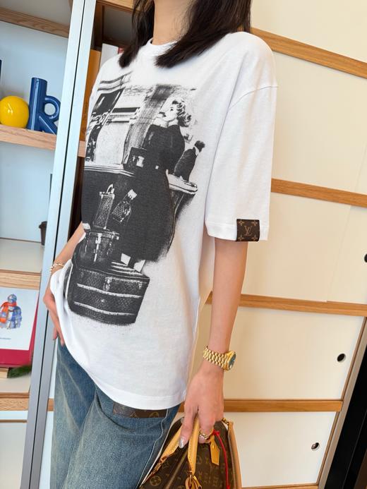 驴家印花套头圆领短袖T恤 商品图13