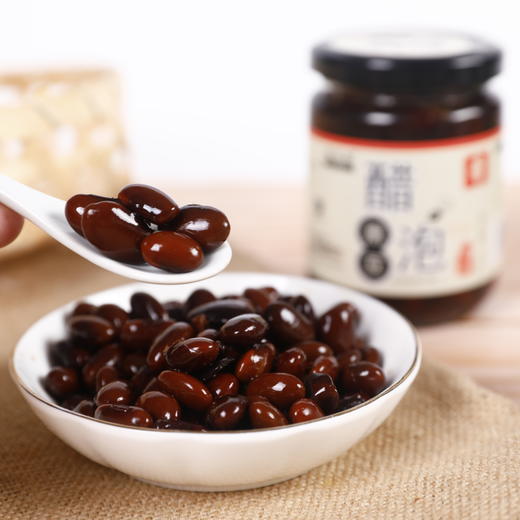 【入口软糯】悠乐哈 醋泡黑豆 230g/瓶 入口软糯酸甜适中 商品图2